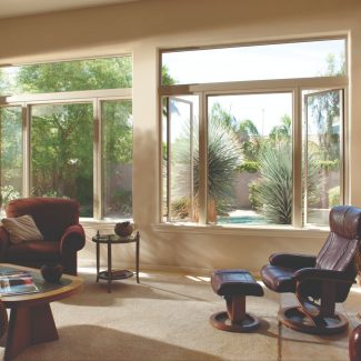 חלונות עץ אלומיניום